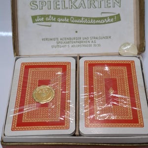 Vintage Speelkaarten Dubbele Kont Spielkarten Decoratie Miniatuur-Rommé