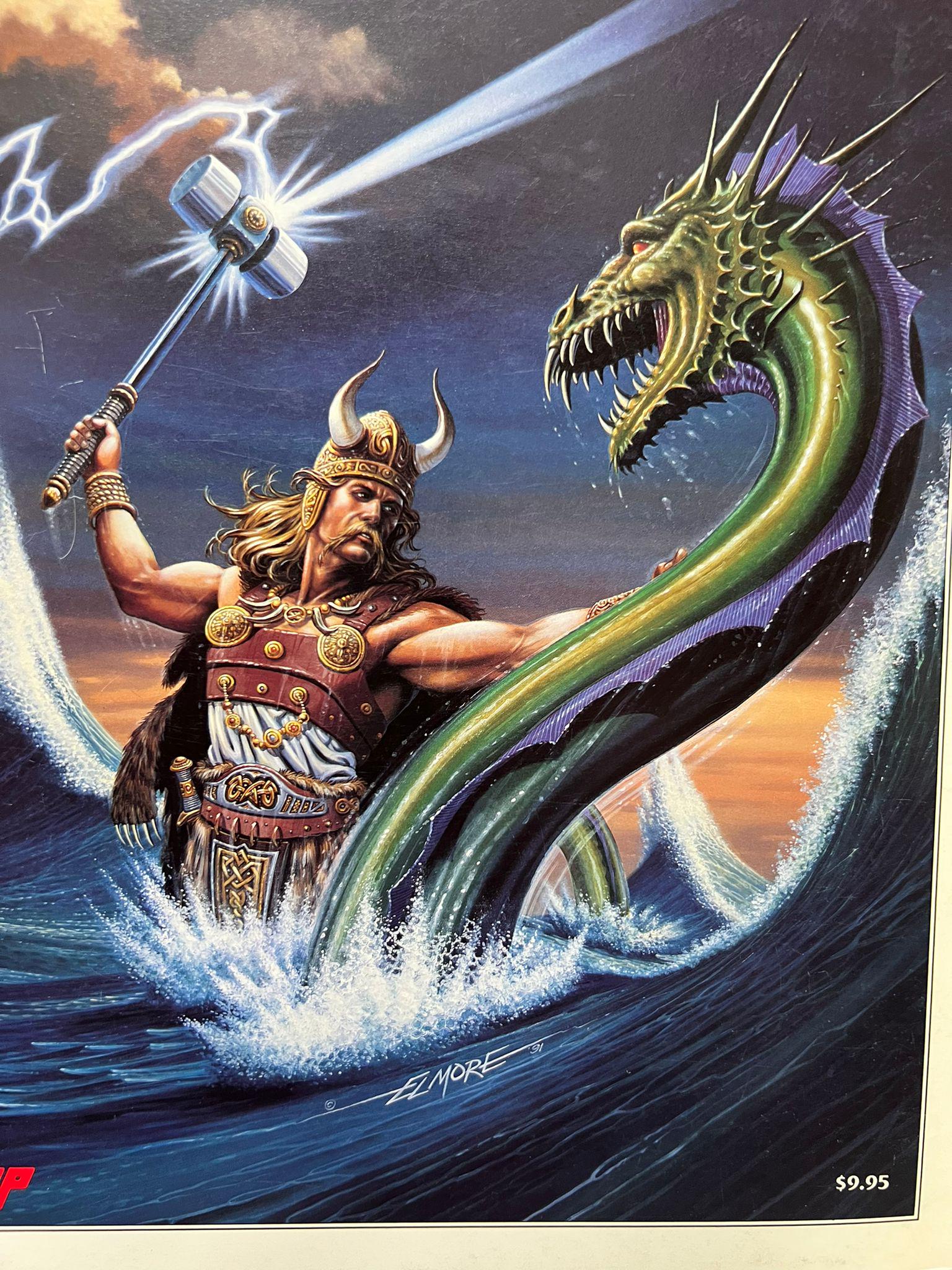 アート・デザイン・音楽 Reflections of Myth: The Larry Elmore Vintage Reflections of Myth Larry Elmore Sketch Book Vol1 - 1993