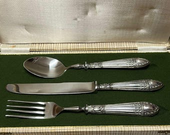 Antique/Vintage Cutlery Sterling Silver .833 Portuguese - New Art - Art Deco - Art Noveau