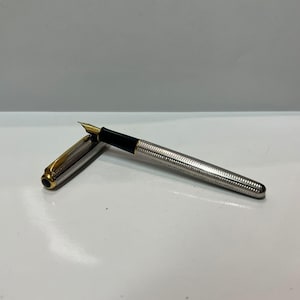 Vintage Parker Sonnet Silver - Nib 18k - Fountain Pen