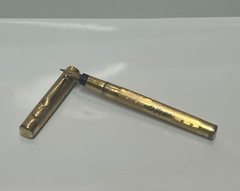 Antique/Vintage &quot;Swan&quot; Pat. Jan/19/1915 Gold Filled Plate Mabie, Todd & Co. New York - Fountain Pen
