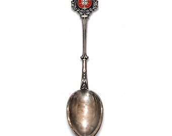 Vintage Souvenir Spoon in .800 sterling silver - Gstaad