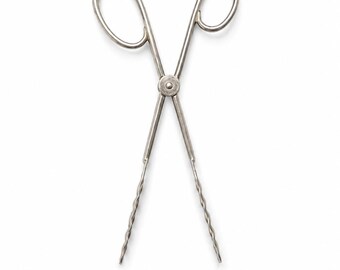 Antique/Vintage Sterling Silver Asparagus Tong - Portuguese Sterling Silver 1st Title Eagle .833