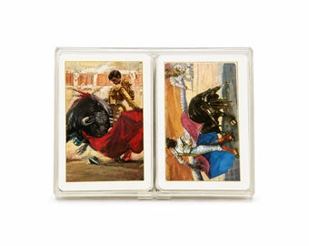 Vintage Playing Cards - Spanish Bullfighting - By Heraclio Fournier