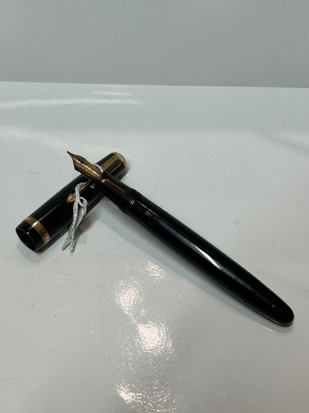Vintage Parker Duofold Black - 1960s Fountain Pen - Made in England - Etsy