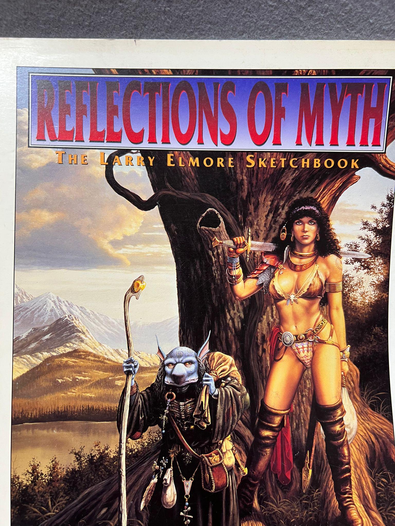 アート・デザイン・音楽 Reflections of Myth: The Larry Elmore Vintage Reflections of Myth Larry Elmore Sketch Book Vol1 - 1993