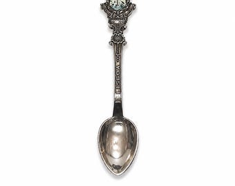 Vintage Souvenir Spoon in .800 sterling silver - Lisbon