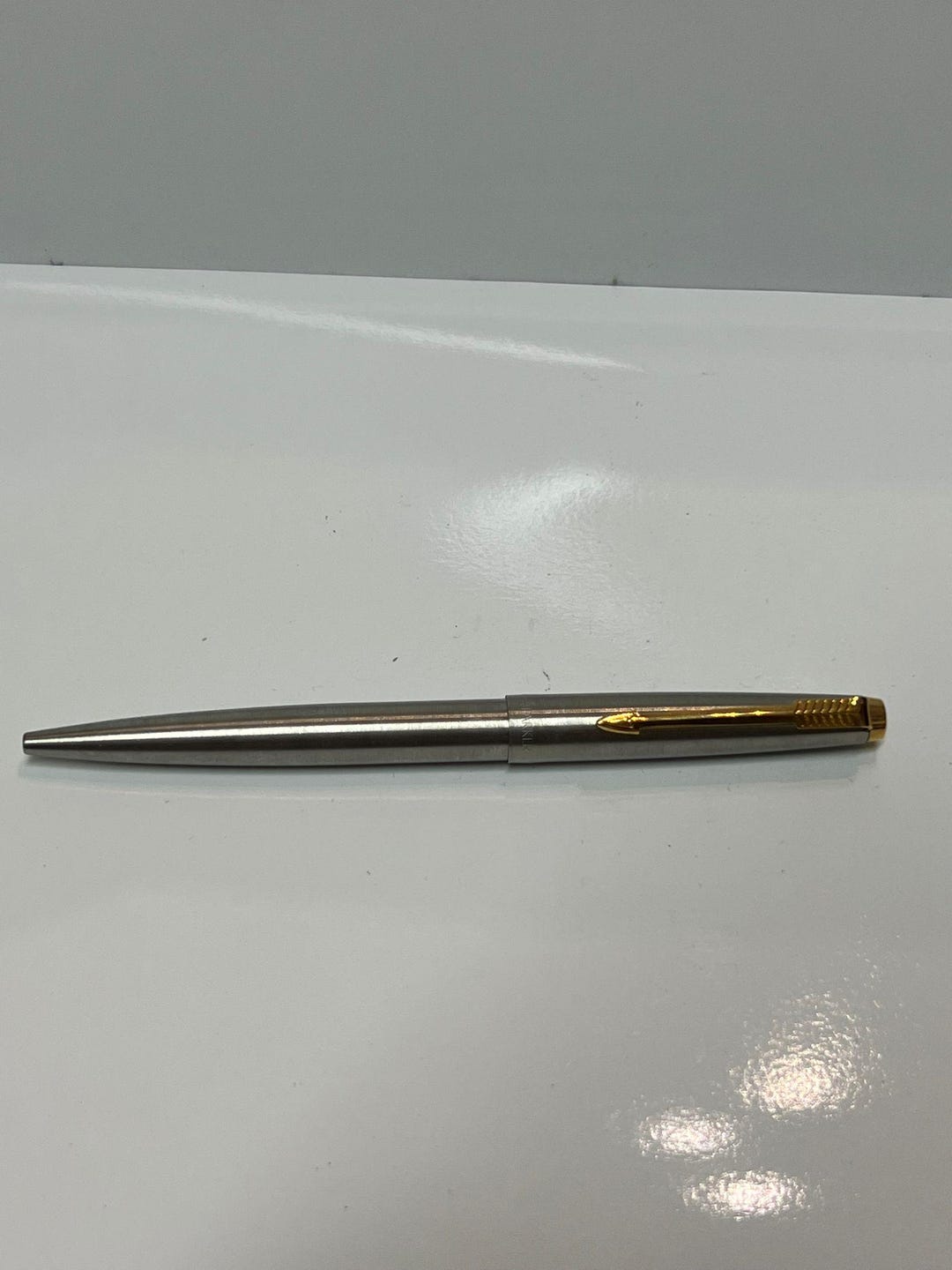 Vintage Parker 45 Stainless Steel Ballpoint Pen - Made in UK - Etsy