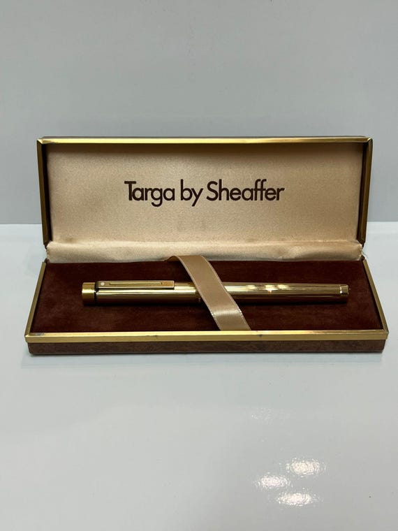 Vintage Targa by Sheaffer 1005 Gold Electoplated Fountain Pen 14K