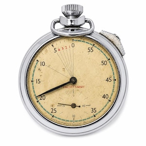Vintage Ingersoll Yachtsman Men's Pocket Watch Countdown Timer - Running