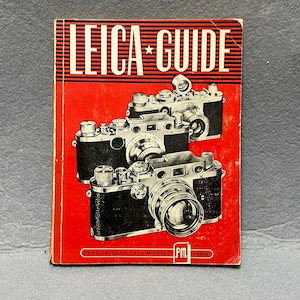 Libro antiguo Leica-Guide - "Publicaciones Photo-Ciné" Publicado por Paul Montel - 1953 - W.D. Emanuel