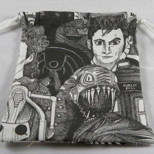 Dr Who Drawstring Dice Bag