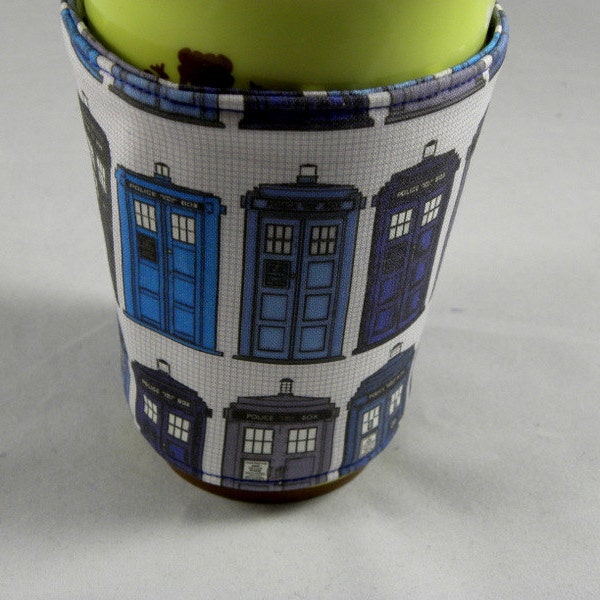 Tardis Dr Who Coffee Cup Cozy