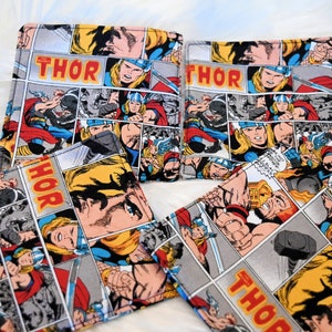 Thor Inspired Set of 4 Coasters/ Home Decor/ Housewarming Gift/ Birthday Gift/ Gift for Him/ Christmas Gift/ Gift for Nerds
