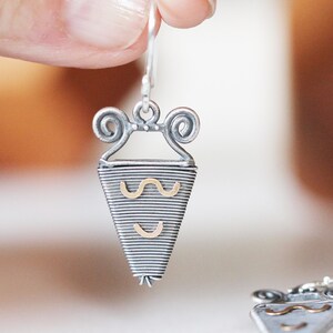 Handmade Sterling Silver Dangle Earrings Gifts For Her