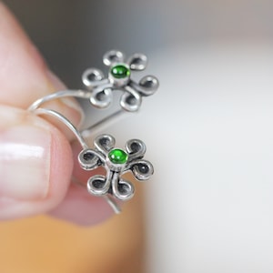 Handmade Sterling Silver Dangle Earrings Gifts For Her