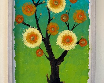 Original Oil painting Sunflowers