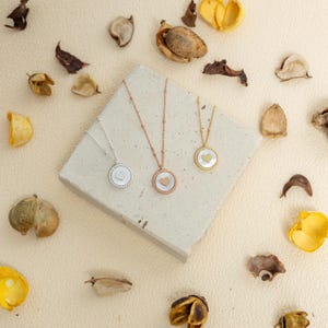 Mother of Pearl Heart Necklace, Dainty Gold Filled Pendant, Heart Engraved, Minimalist Love Jewelry, Everyday Necklace, Gift for Her