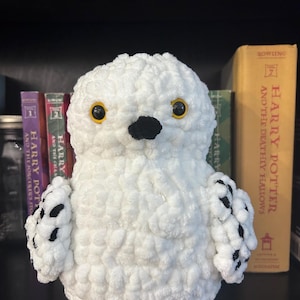 Crocheted Hedwig Plushie