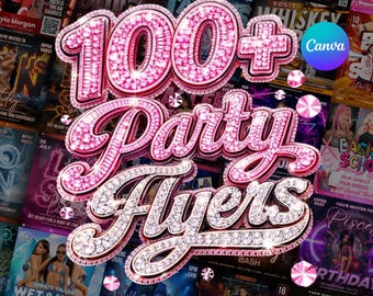 Party Flyers Bundle, Club Party Flyers, Night Club Flyers, Freaknik Party Flyer, Birthday Event Flyer Sunday Hangover Party Flyer Pool Party