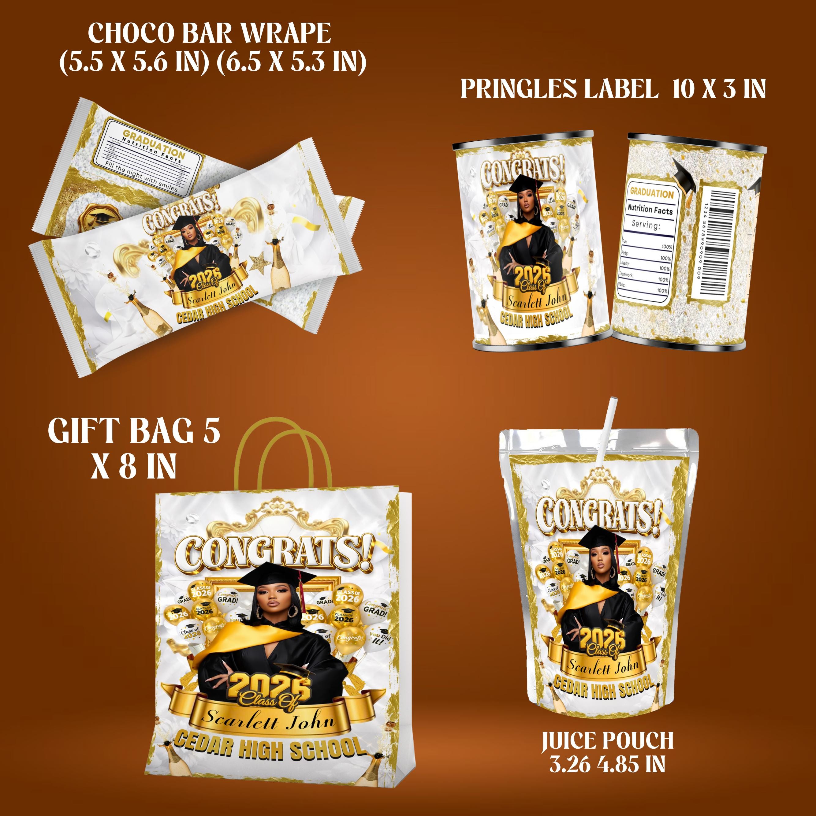 Graduation Party Favor Bundle, Class of 2026 Treat Bundle, Graduation ...