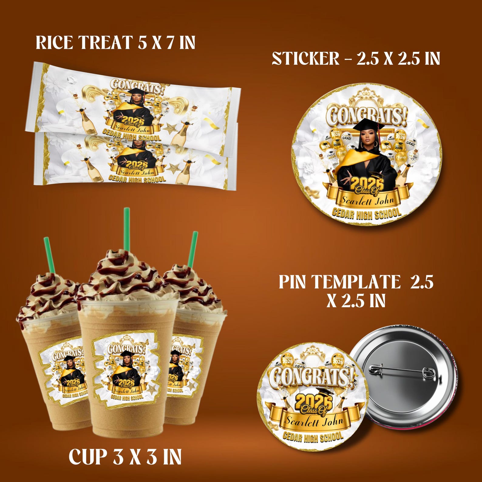 Graduation Party Favor Bundle, Class of 2026 Treat Bundle, Graduation ...