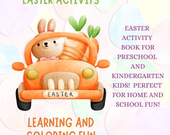 Easter Activity Book | 50+ Fun Printable Pages for Young Kids