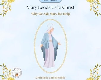 Catholic Bible Study Printable: Marian Devotional Journal & Rosary Tracker (PDF Download)