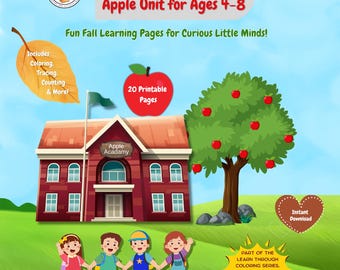 Apple Unit Study: Fall Activities & Worksheets - Learning Printables