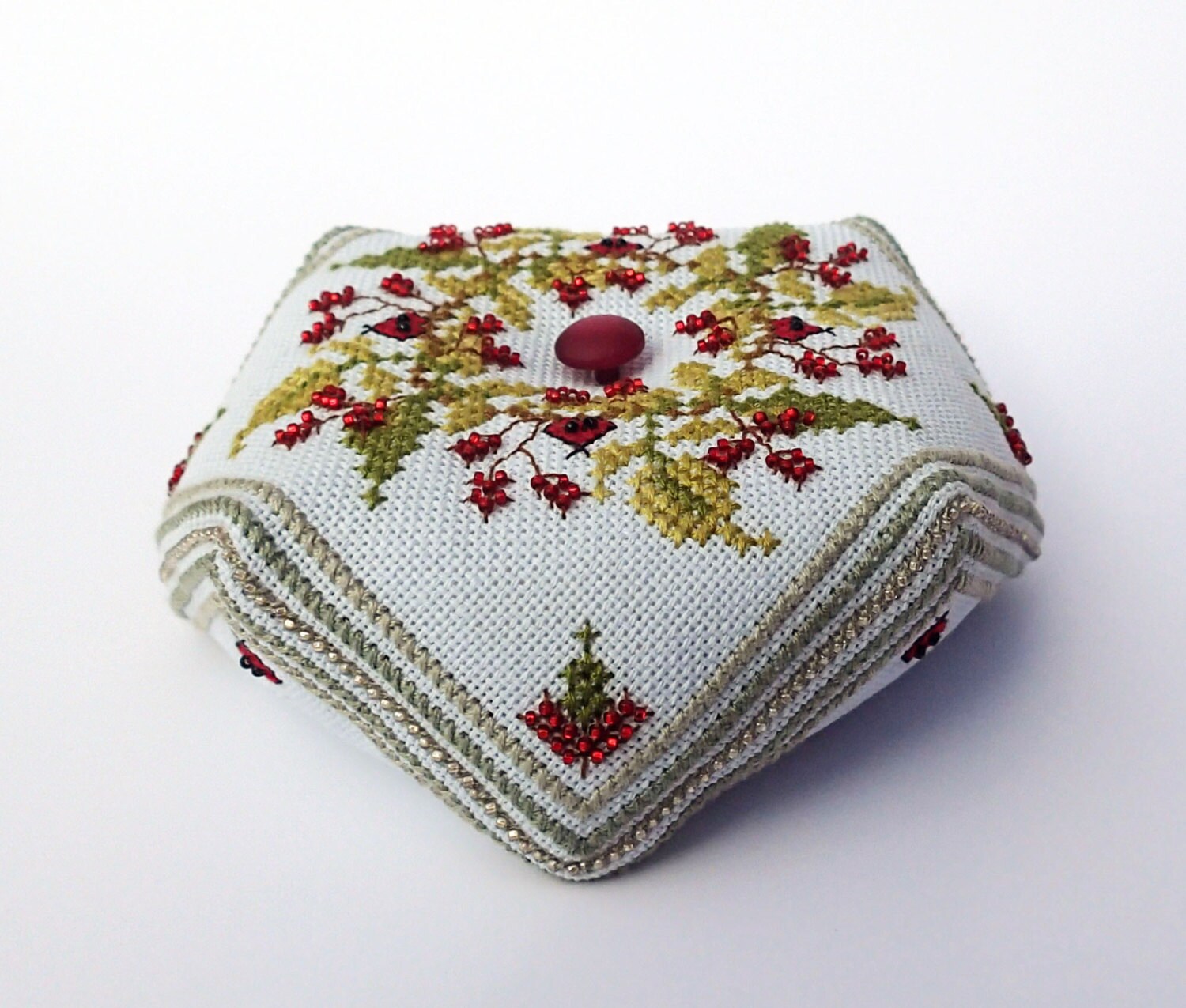 Bittersweet September Biscornu - Pattern Cross Stitch PDF Dowload - Etsy