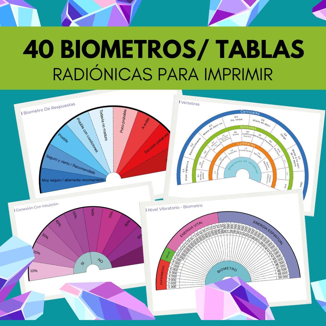 40 Radionic Tables for Dowsing, Reiki, Quantum Tables, and Therapies ...