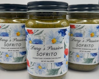 Sofrito dominicain maison 16 onces