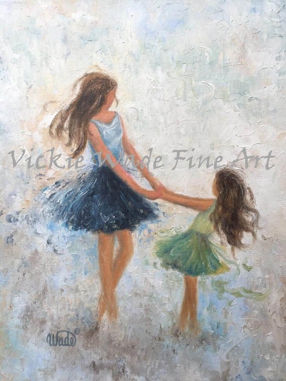 Mother Daughter Twirling Print Mother Paintings Mom Mum Etsy Mother Daughter Twirling Print Mother Paintings Mom Mum Etsy