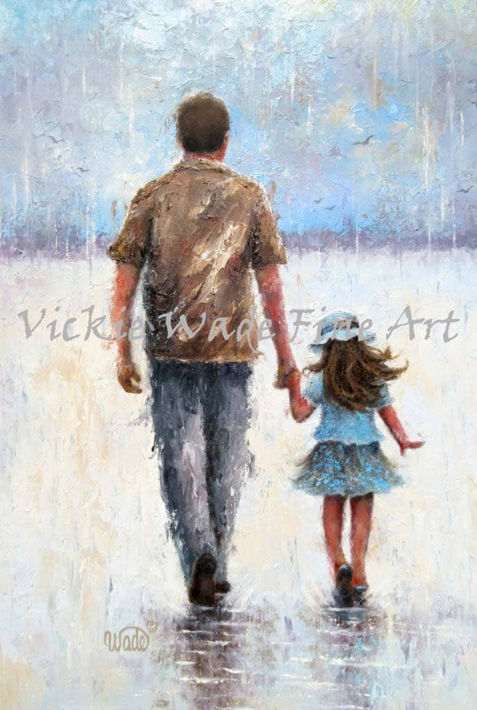 Father and daughter drawing illustration 27501579 Vector Art at Vecteezy-saigonsouth.com.vn