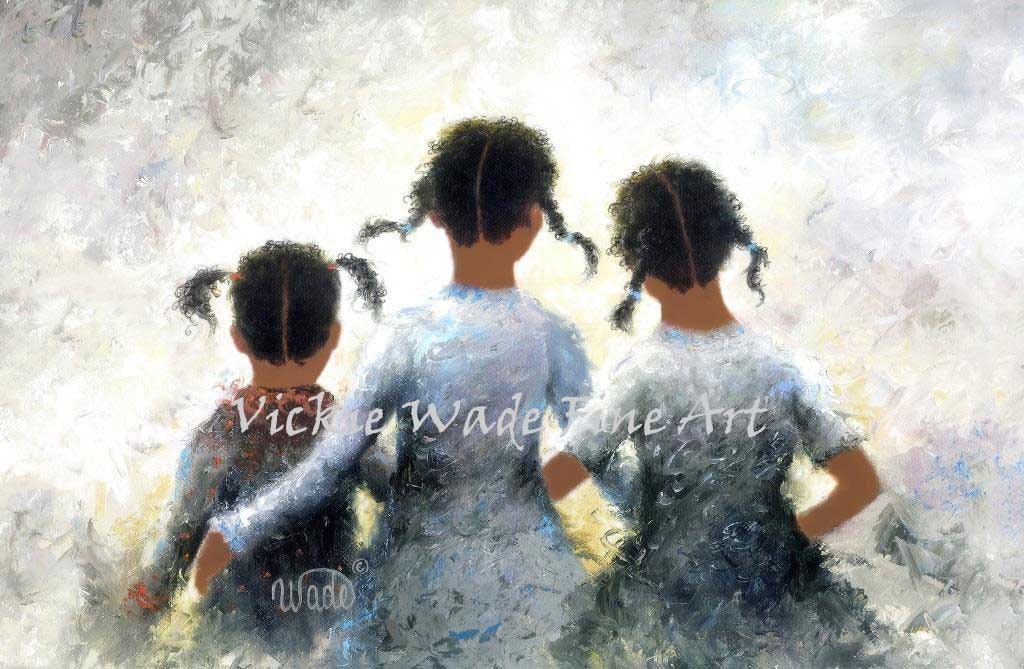 バリ絵画:tiga gadis(少女3人) Three Girls (painting) - Wikipedia
