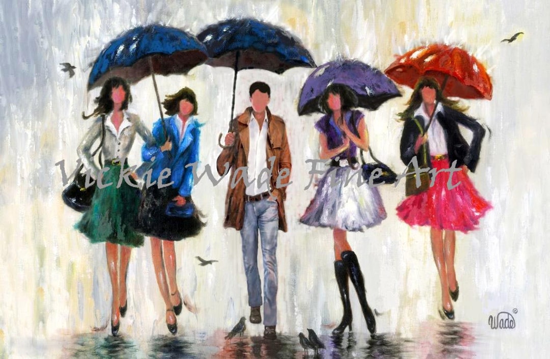 Brothers and Sisters 4枚組 Personalised Sisters and Brother Portrait Print: Custom Family