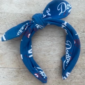 Los Angeles Baseball | Dodgers Classic Inspired Headband | Knotty Headband | Top Knot Headband