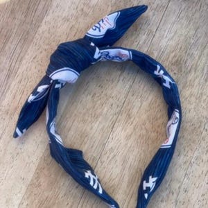 Los Angeles Baseball | Dodgers Inspired Headband | Knotty Headband | Top Knot Headband