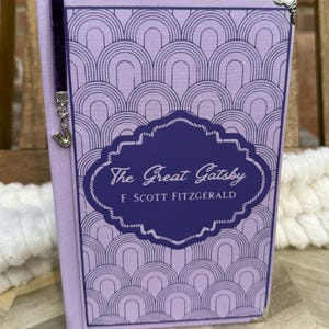 El gran Gatsby - F. Scott Fitzgerald / Libro encuadernado a medida y hecho a mano / Regalo perfecto para amantes de los libros y la literatura clásica