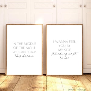 Taylor Swift-inspirierter Lyrik Druck | 2er-Set | Unantastbar | Digitaler Download | Galerie Wandkunst | Druckbereites Zitat | Swiftie Wohndekor