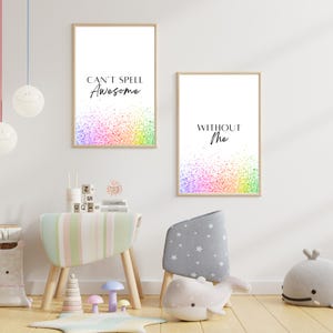 Taylor Swift-inspirierter Lyrik Druck | 2er-Set | ICH! | Digitaler Download | Galerie Wandkunst | Druckbereites Zitat | Swiftie Wohndekor