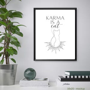 Taylor Swift-Inspired Lyric Print | Karma | Digital Download | Minimalist Wall Art | Printable Quote | Swiftie Home Decor