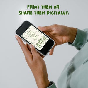 Print them or share them digitally
