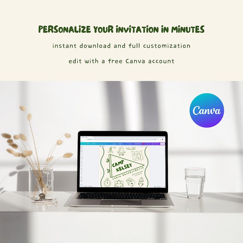 personalize your invitation in minutes. instant download and full customization, edit with a free canva account.