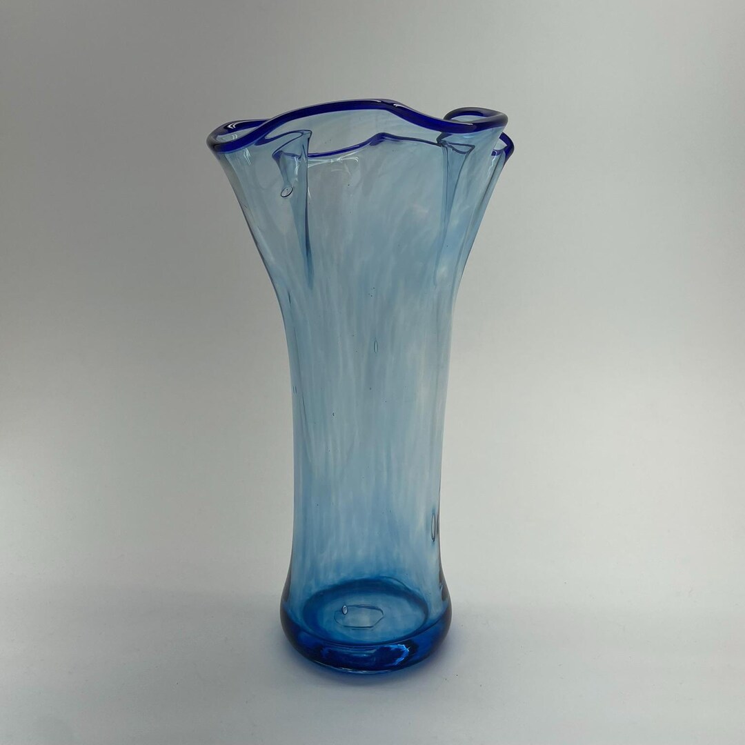 Vase Rim Examples Handblown Wavy Rim Vase - Etsy