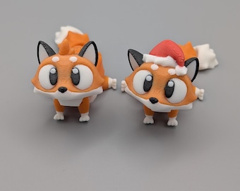 Flexi Fox, impressions 3D, figurine, animal articulé, renard, porte-clés