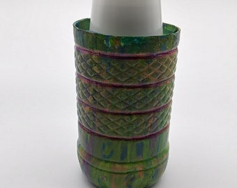 Green/Ecofriendly/Upcycled/Recycled/Dixie Cup Holder/Bathroom Cup Dispenser