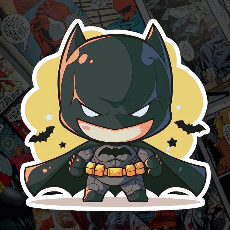 Batman's Sticker - Etsy