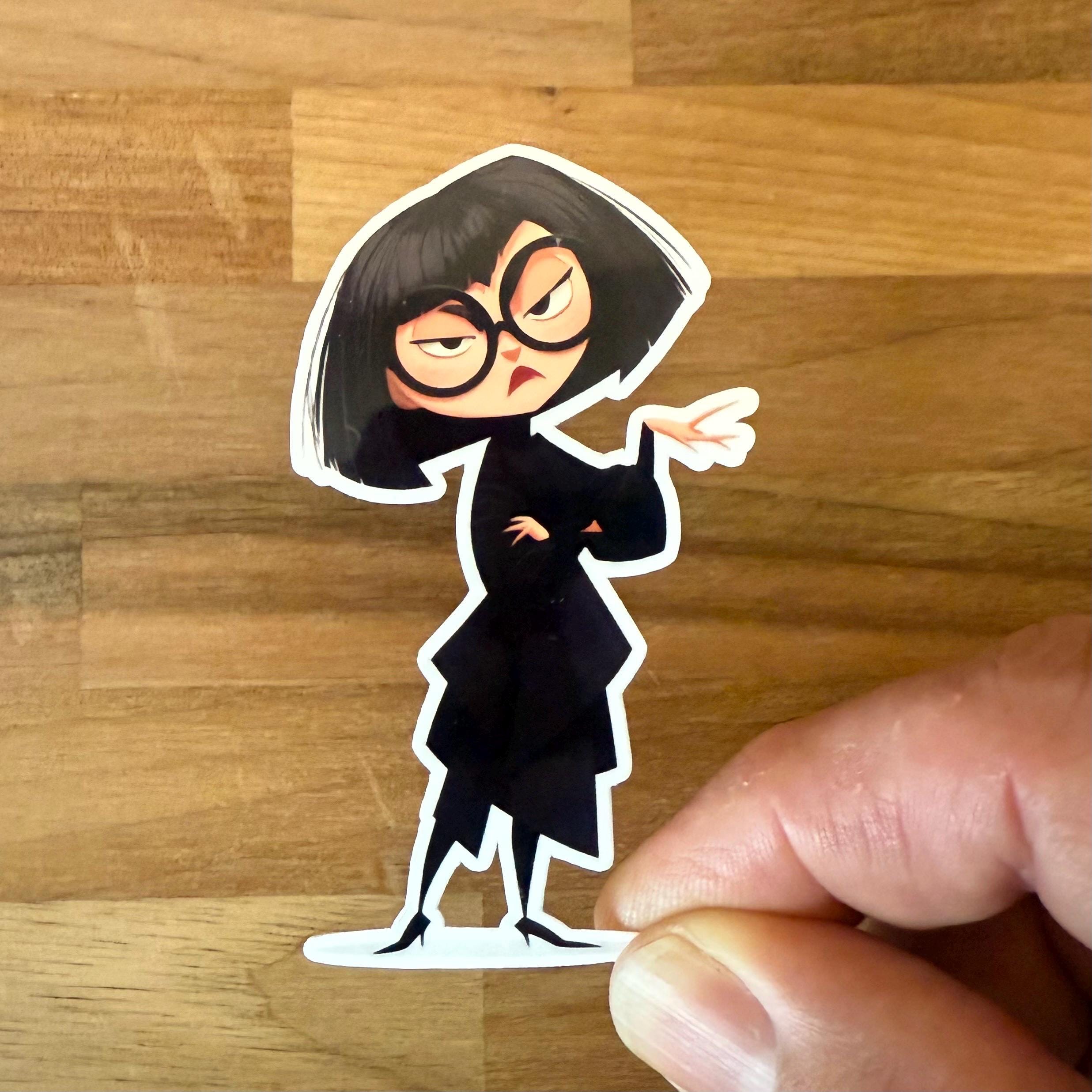 Edna Mode Sticker: the Incredibles, Pixar Vinyl Decal - Etsy