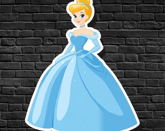 Cinderella Sticker, Disney Fan Art
